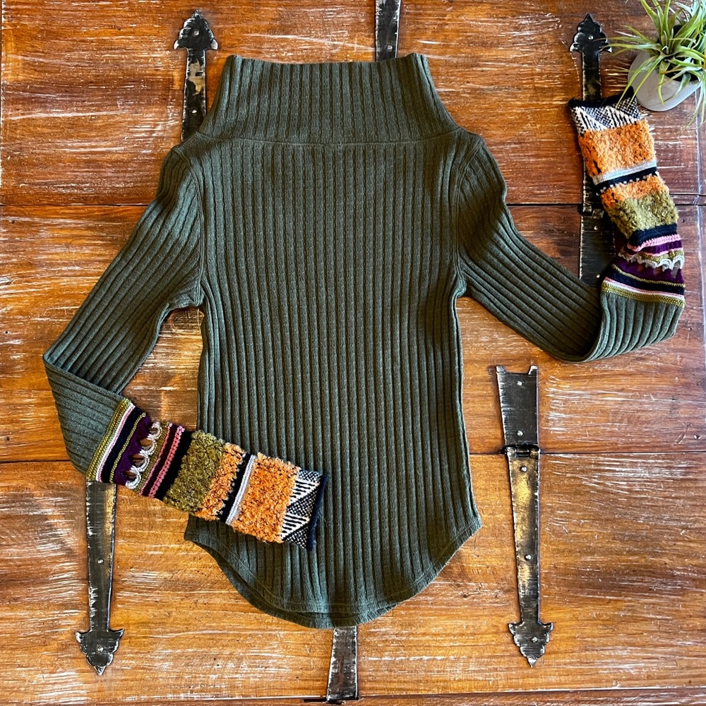 Mock Neck Long Sleeve Tee by Free People